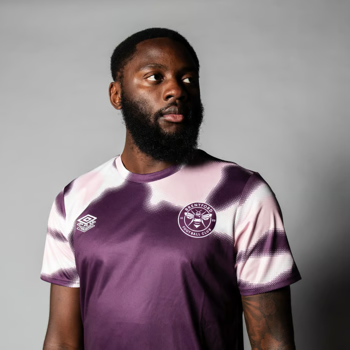 Herren Brentford 2024/25 Dritttrikot Warm-Up Training Authentic - Pink
