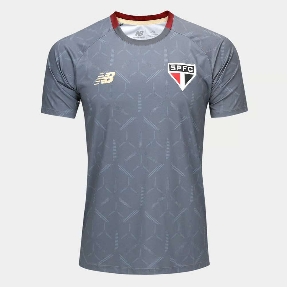 Damen São Paulo 2025 Dritt Authentisches Trainingsshirt - Grau