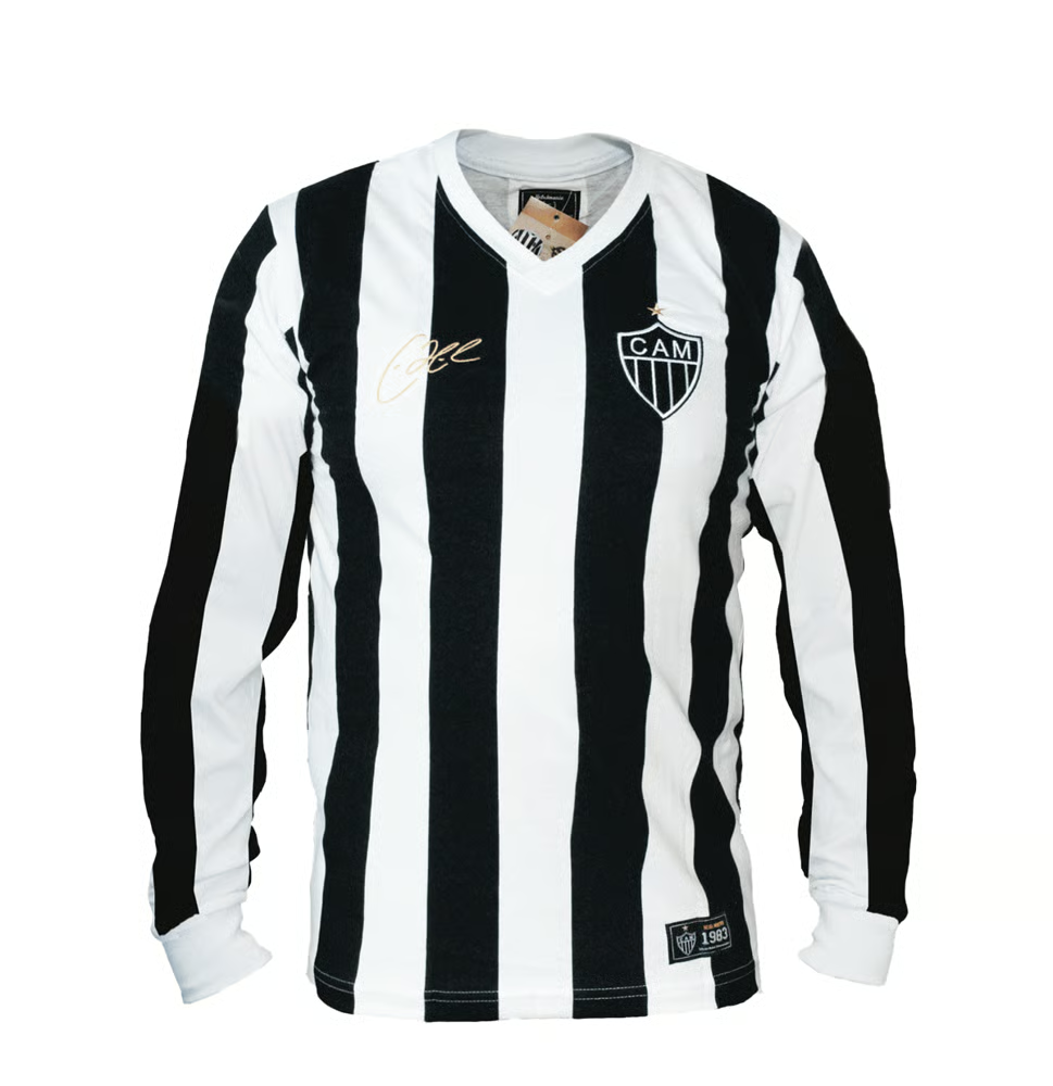 Herren Atlético Mineiro 1983 Retro Langarmtrikot