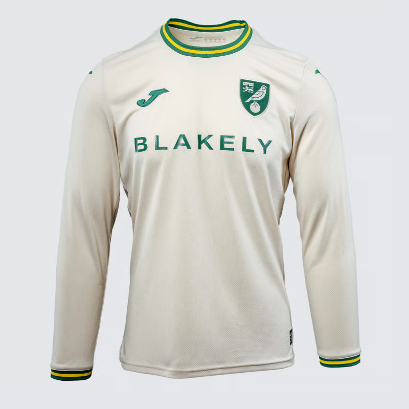 Herren Norwich City 2024/25 Drittel-Langarmshirt