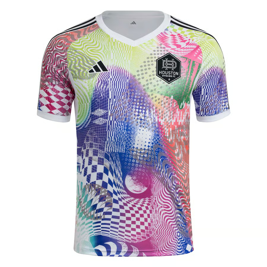 Herren Houston Dynamo 2025 Drittes Pre Match Shirt - Weiß