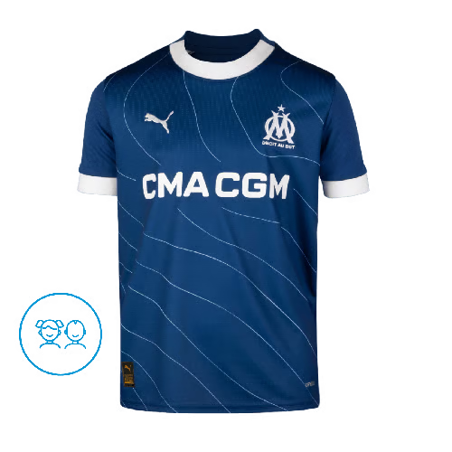 Kinder OM 2023/24 Auswärts Trikot