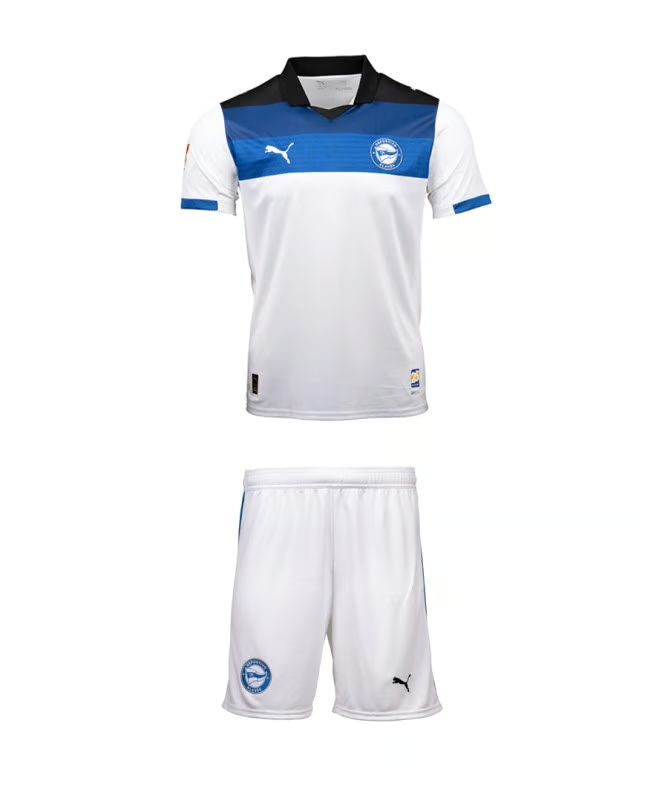 Kinder Alavés 2025/26 Auswärtsset Ohne Sponsor