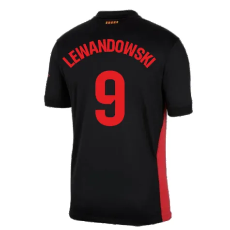 Kinder LEWANDOWSKI FC Barcelona 2024/25 Auswärtstrikot