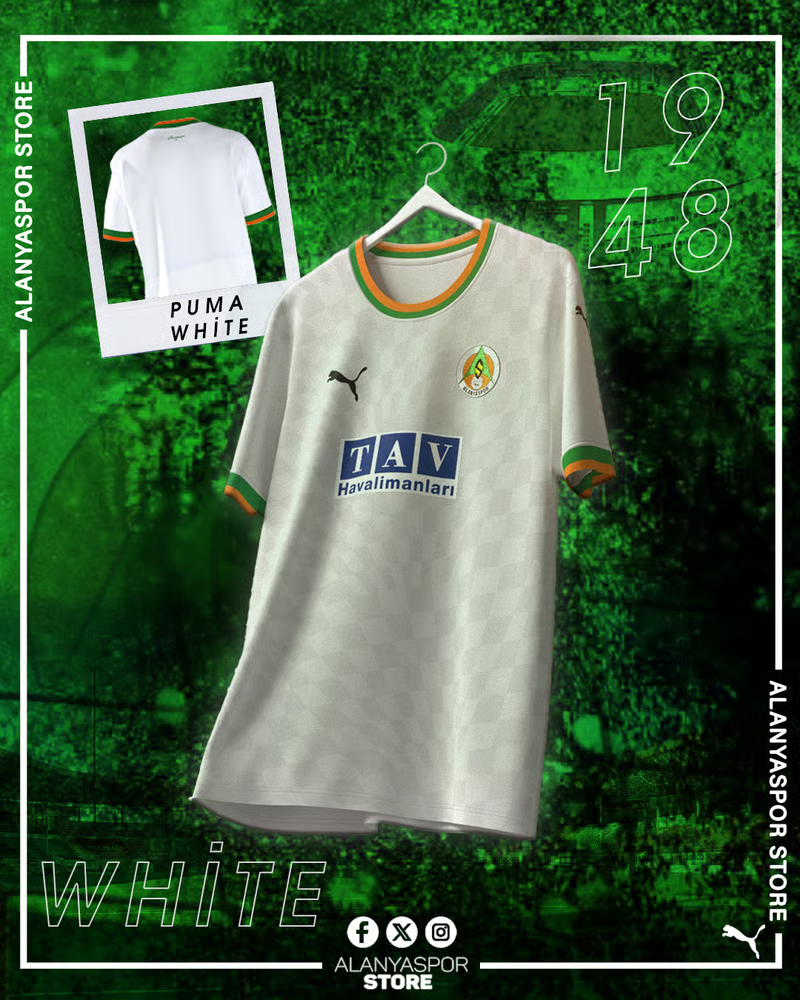 Kinder Alanyaspor 2024/25 Heimtrikot