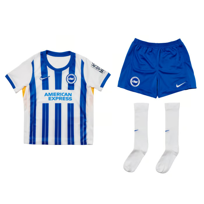 Kinder Brighton & Hove Albion 2024/25 Heimtrikot