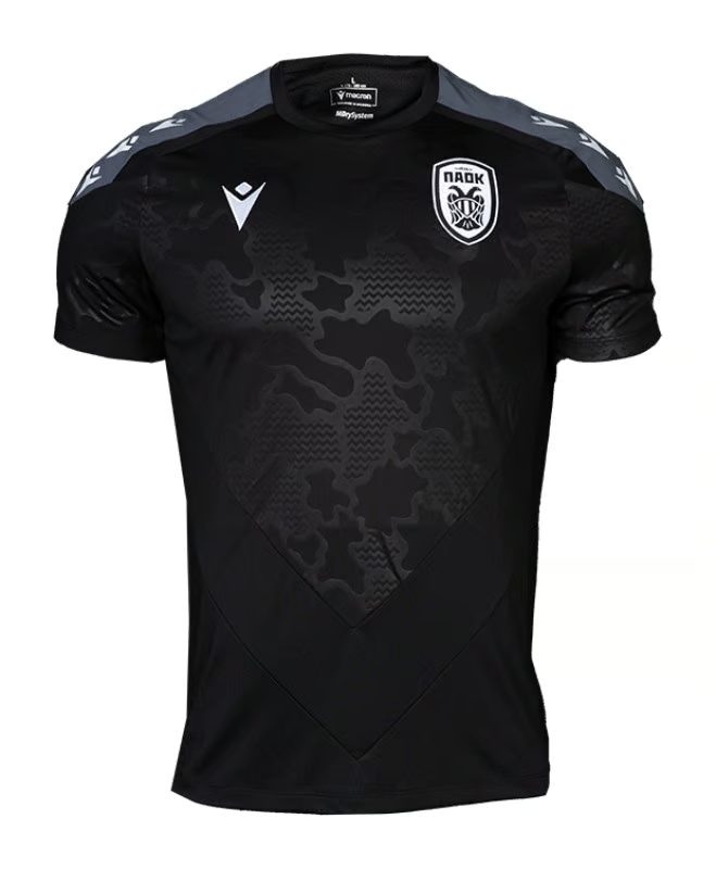 Damen PAOK FC 2024/25 Drittes Authentisches Trainingsshirt - Schwarz