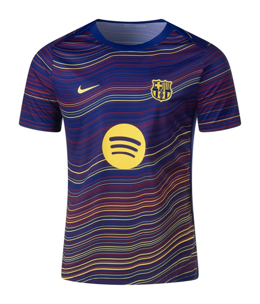 Kinder FC Barcelona 2025/26 Home-Prematch-Trikot