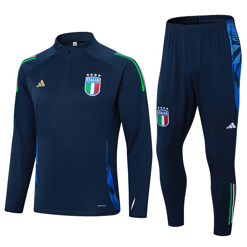 Italien Lange Ärmel-Trainingsanzug 2024/25 MEN552