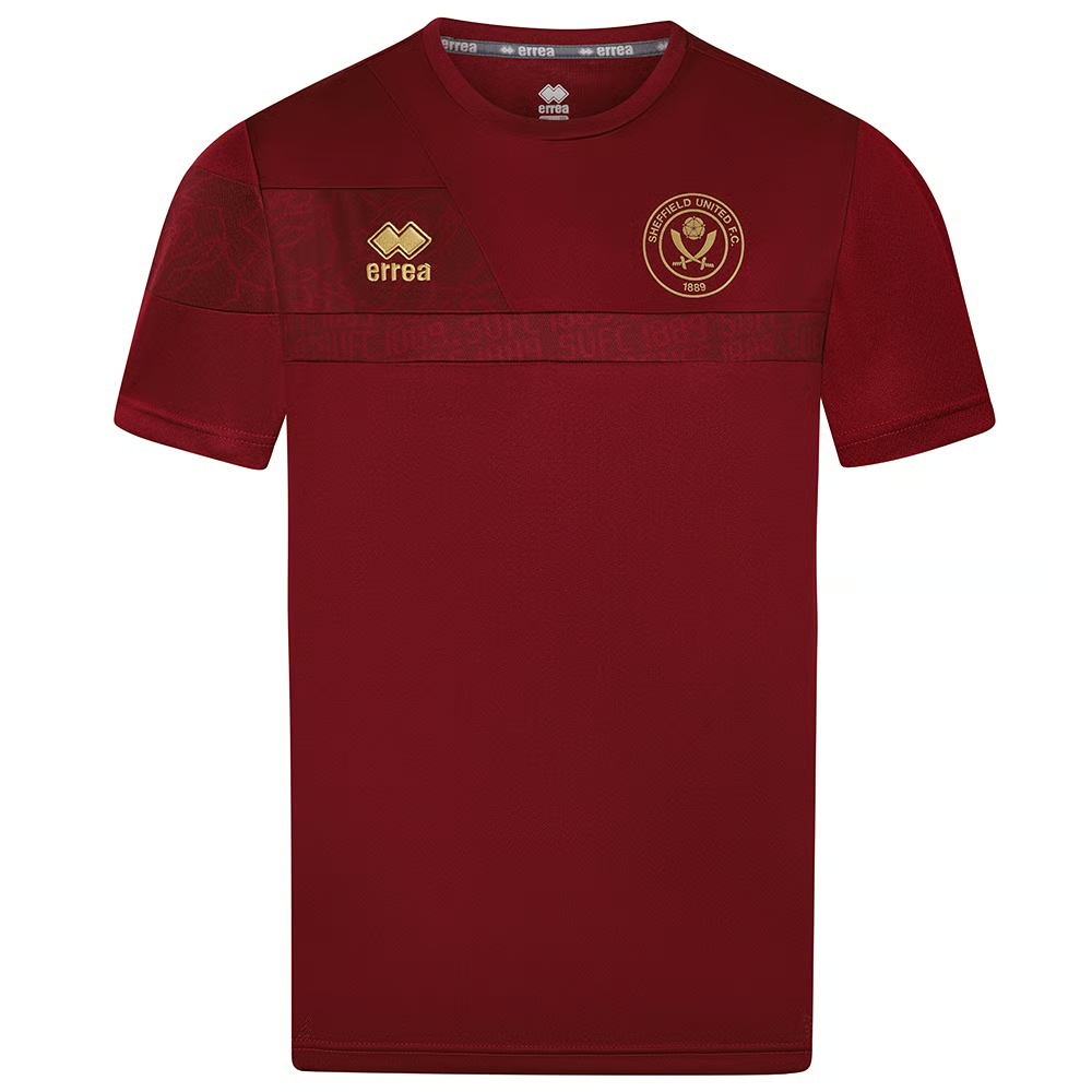 Kinder Sheffield United 2024/25 Drittes Authentisches Training Parker Trikot - Rot