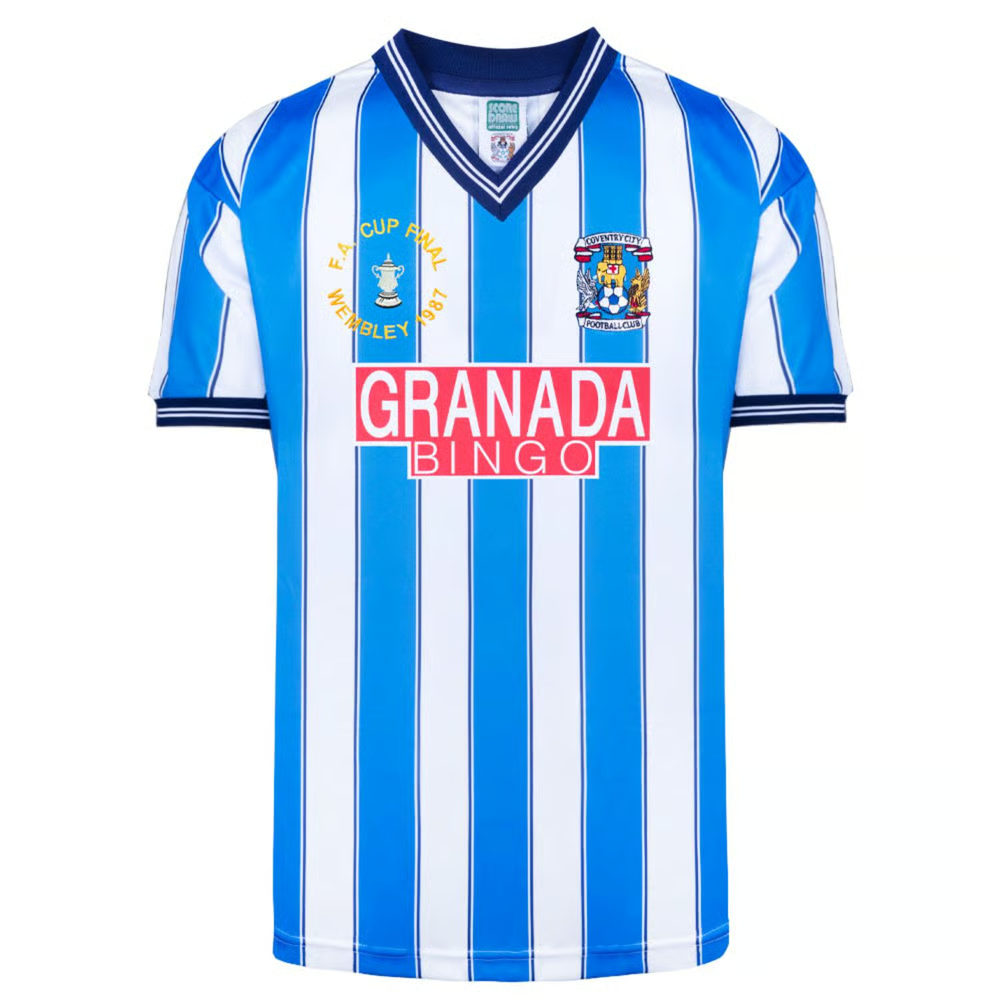 Damen Coventry City 1987 FA Cup Finale Retro Trikot