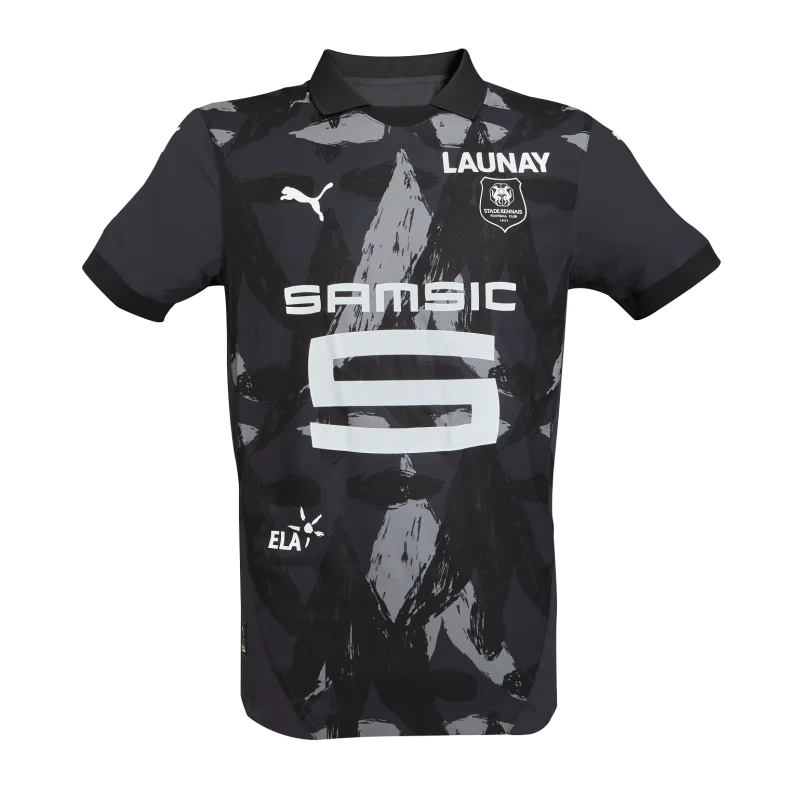 Herren Rennes 2024/25 Drittes Authentisch Trikot