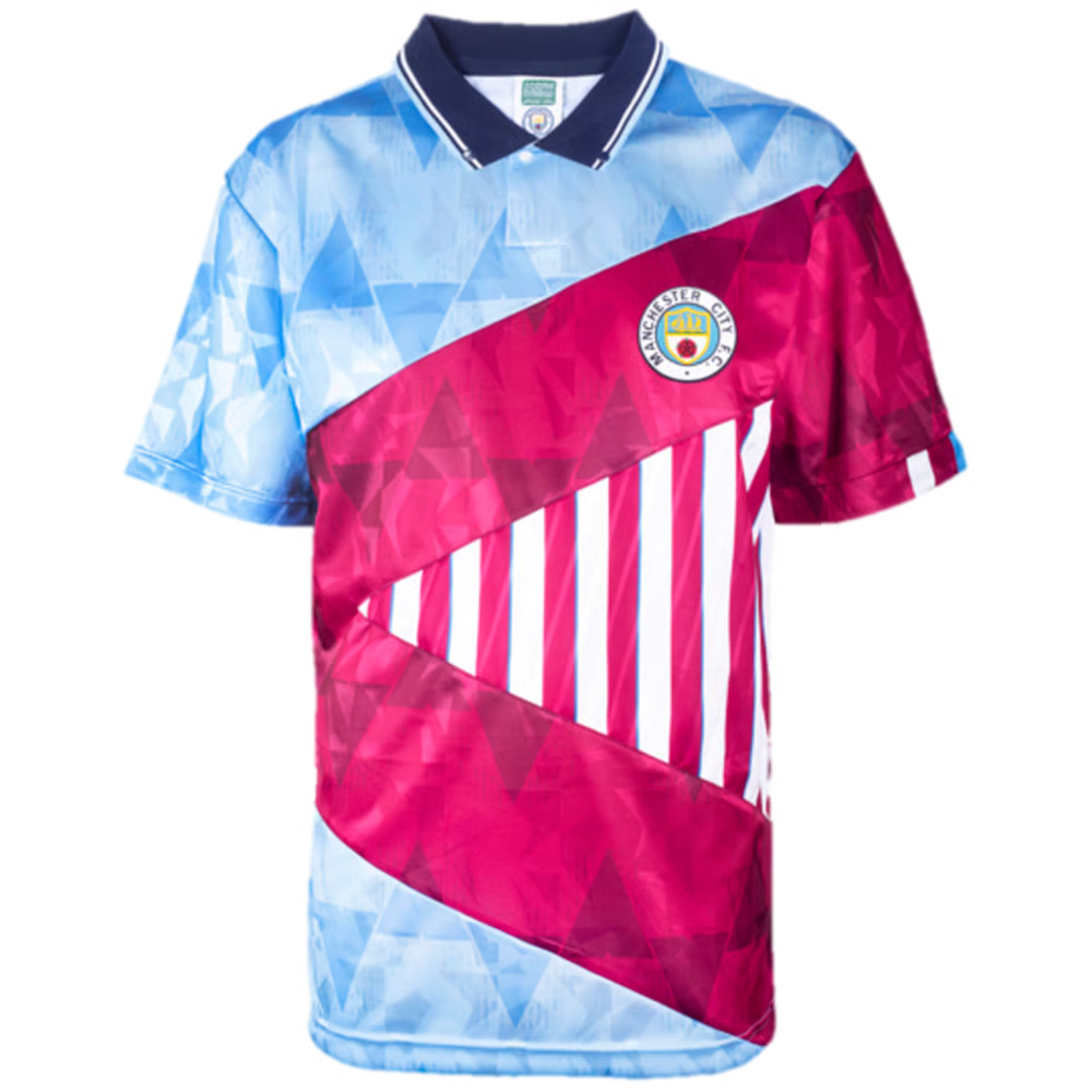 Damen Manchester City 1990 Retro Mash-Up Trikot