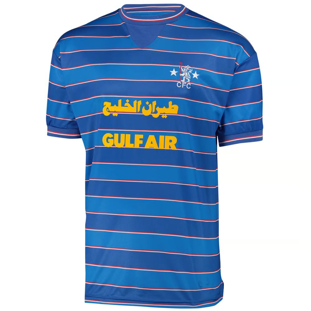 Damen Chelsea 1984 Heim Retro Sponsored Trikot