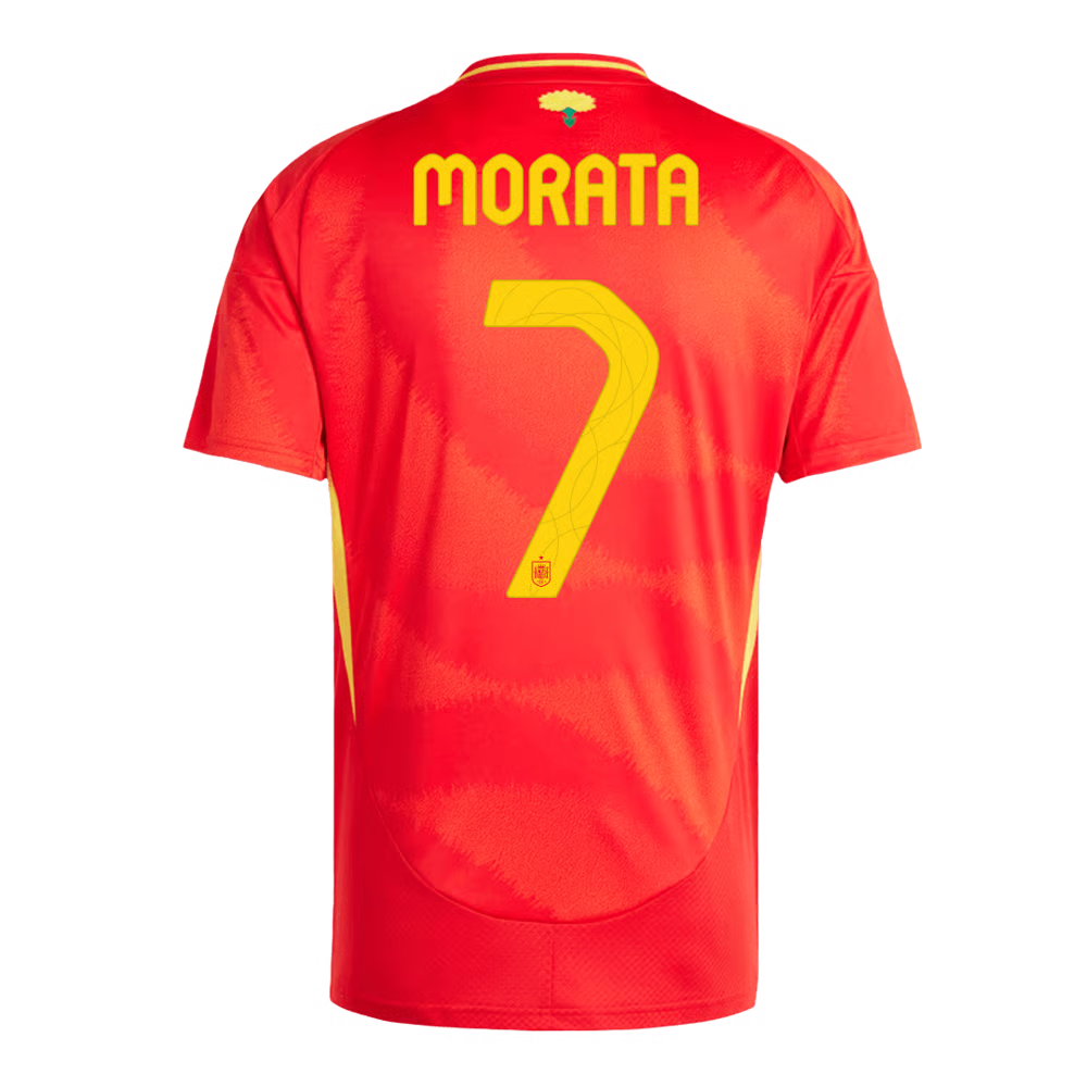 Alvaro Morata #7 Spanien Heimtrikot EURO 2024