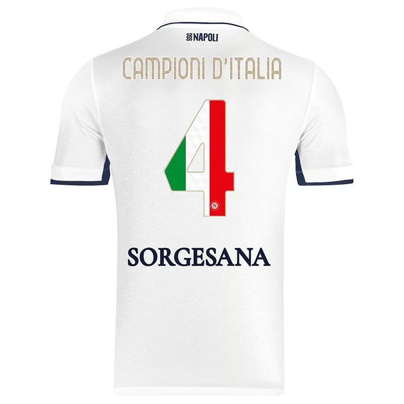 Damen Napoli 2024/25 Auswärts Italienischer Meister Trikot
