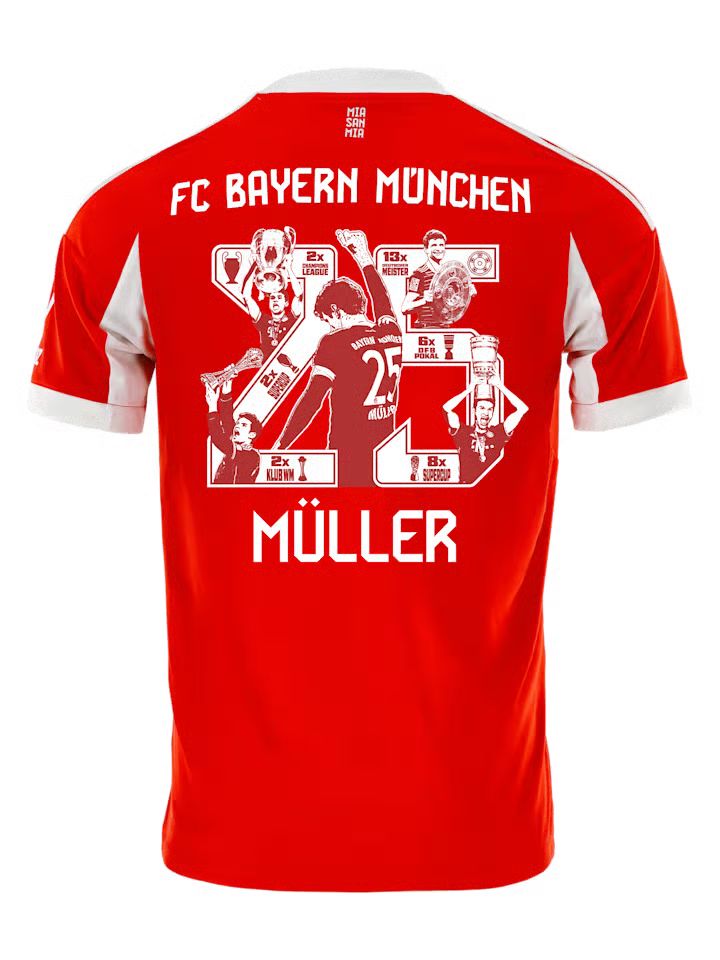 Kinder Bayern Munich 2025/26 Heimtrikot - Müller #25