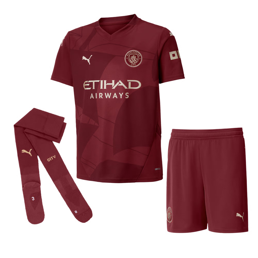 Kinder Manchester City 2024/25 Drittes Kit