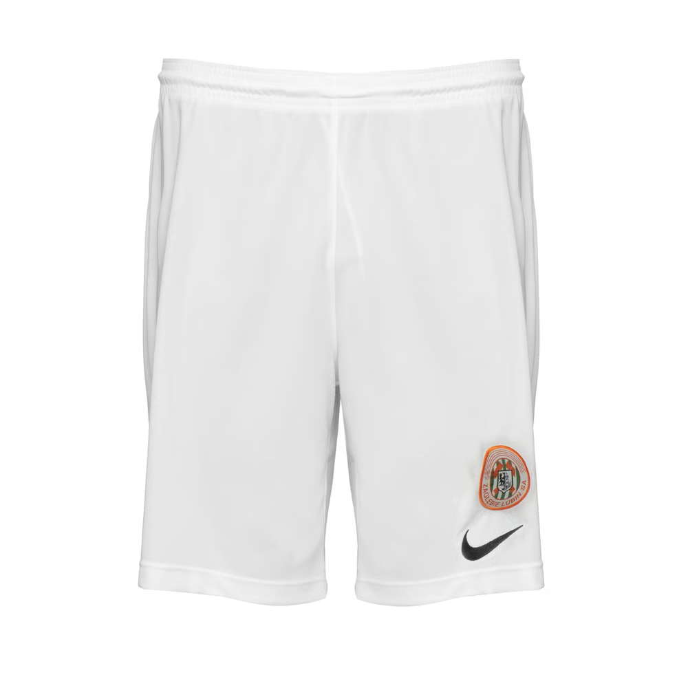 Herren KGHM Zagłębie Lubin 2024/25 Drittes Authentisches Shorts - Weiß