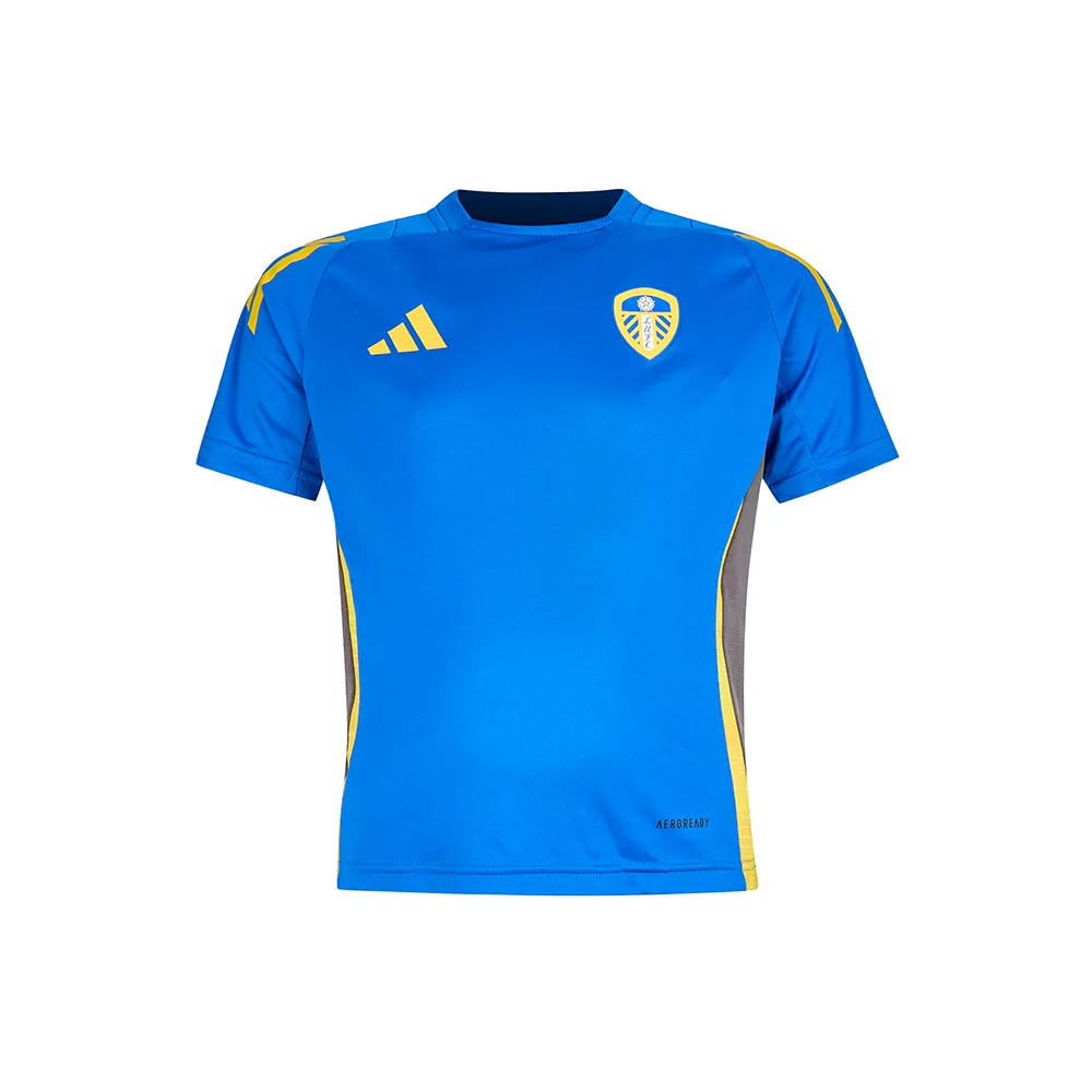 Kinder Leeds United 2024/25 Drittes Authentisches Training Trikot - Blau