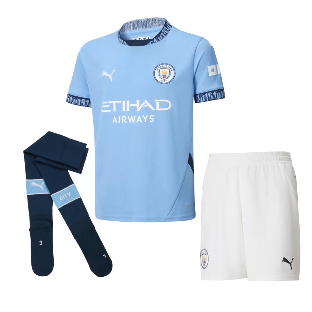 Kinder Manchester City 2024/25 Heimkit