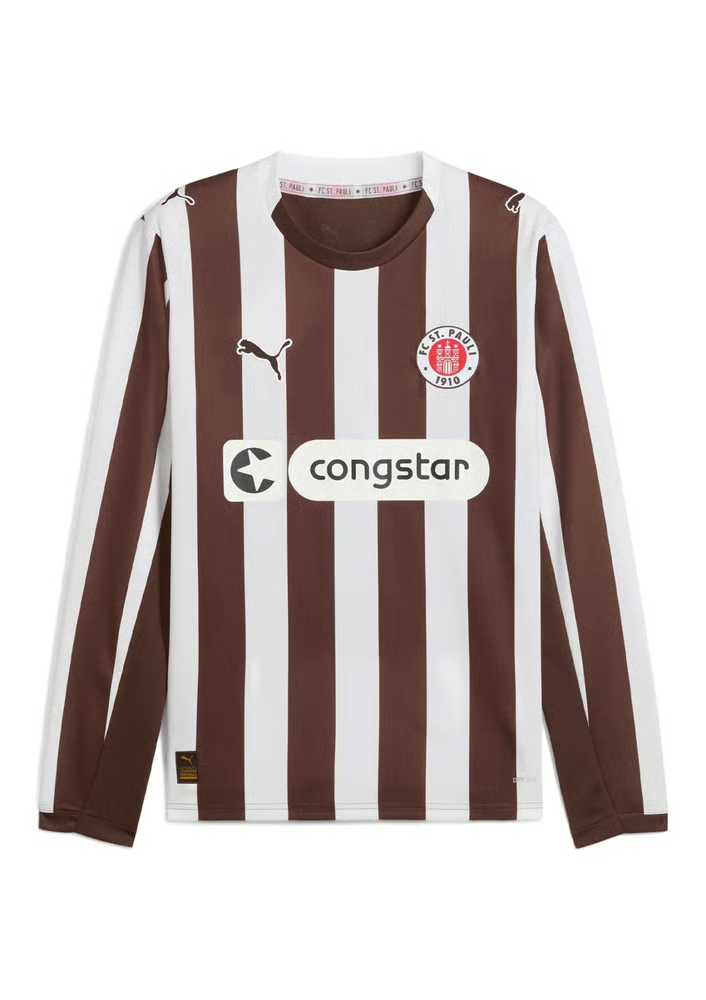 Damen FC St. Pauli 2025/26 Heimtrikot mit langen Ärmeln