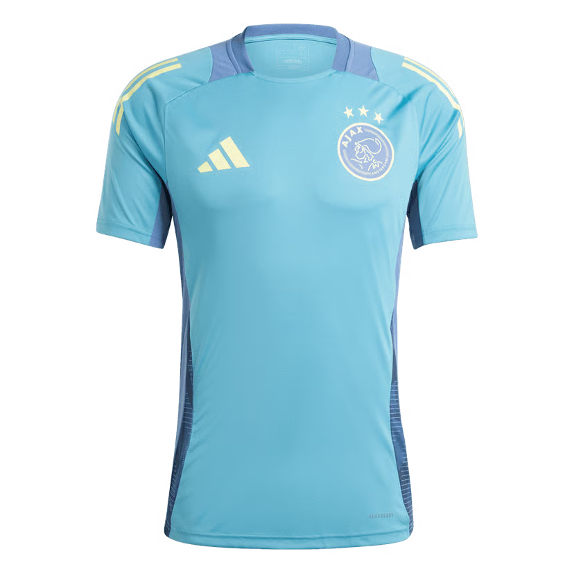 Herren Ajax 2024/25 Dritt Authentisches Trainingsshirt - Blau