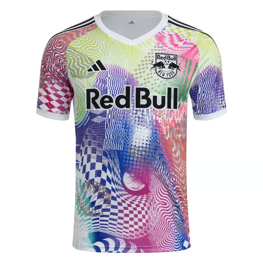 Damen New York Red Bulls 2025 Drittes Pre Match Shirt - Weiß
