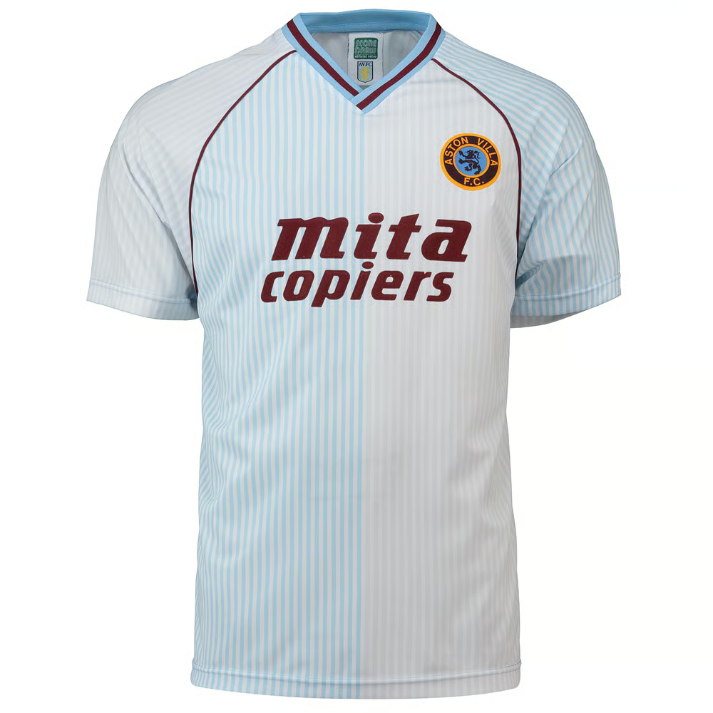 Damen Aston Villa 1988 Auswärts Retro Trikot