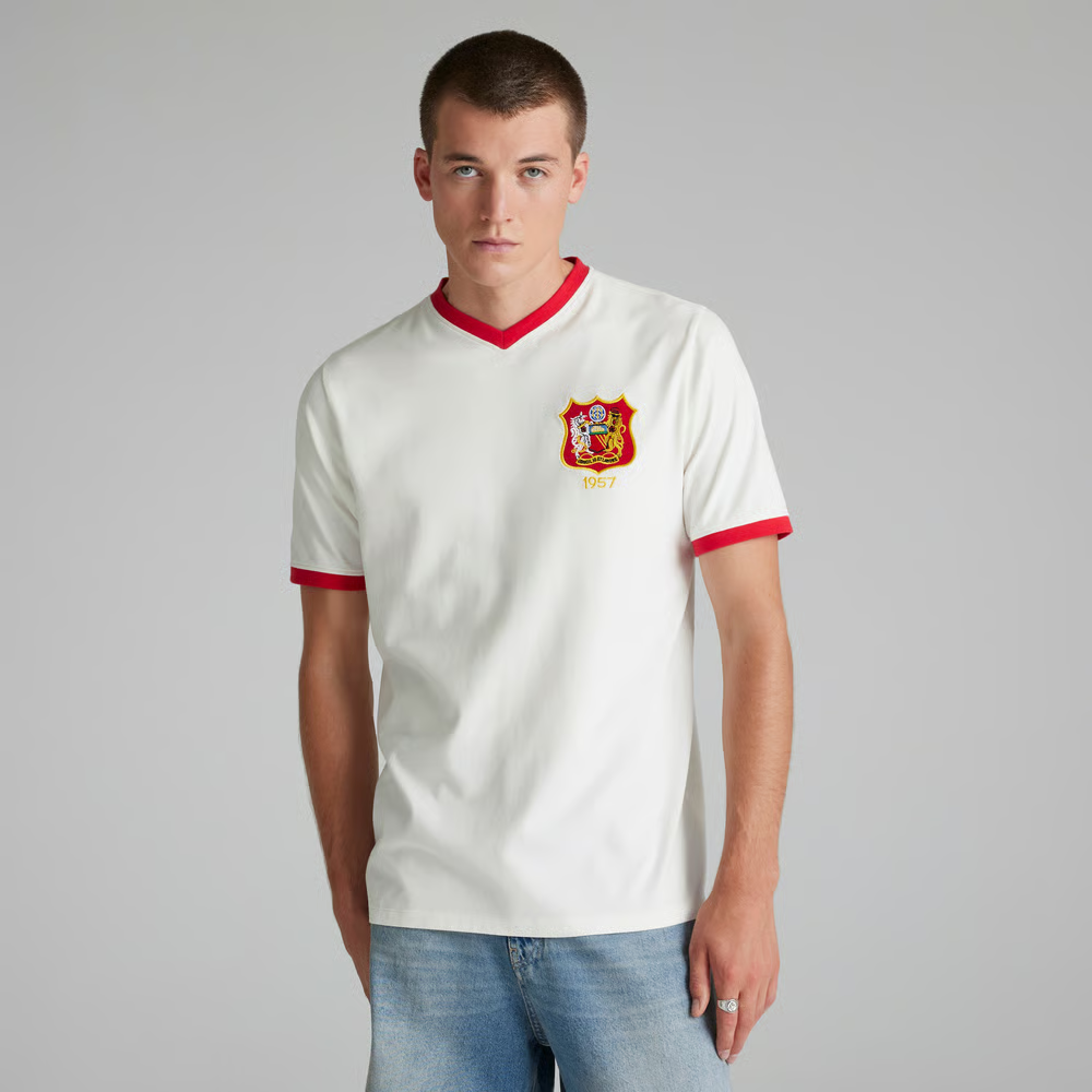 Damen Manchester United 1957 Retro FA Cup Final Trikot