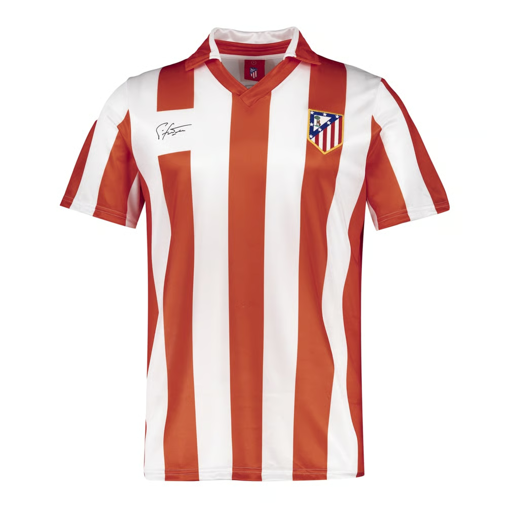 Damen Atletico Madrid 87/88 Heim Retro Trikot Nr. 10