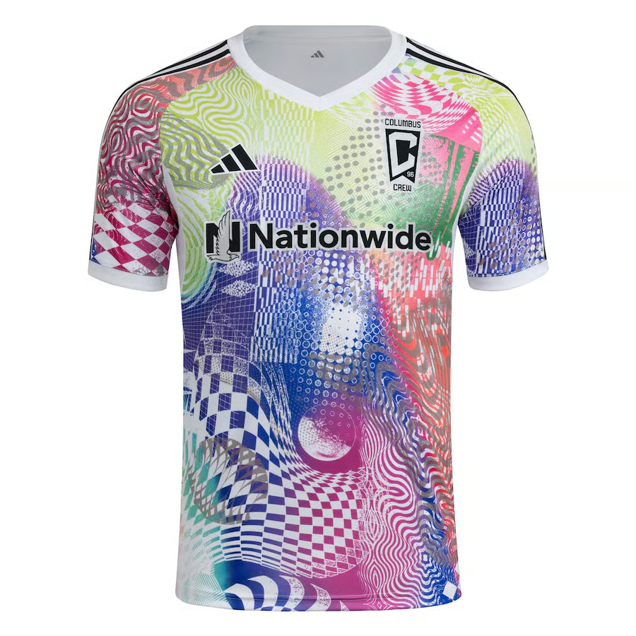 Damen Columbus Crew 2025 Drittes Pre Match Shirt - Weiß