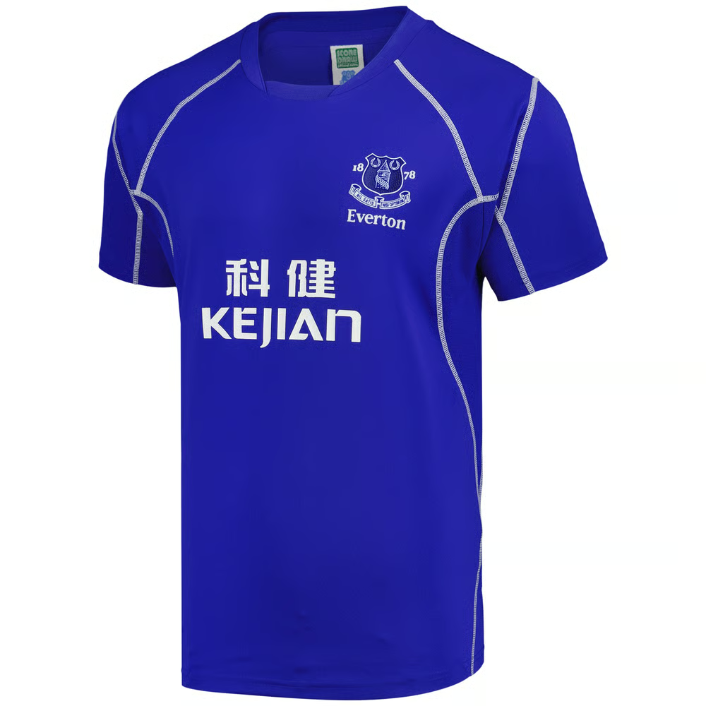 Kinder Everton 2002 Heim Retro Trikot