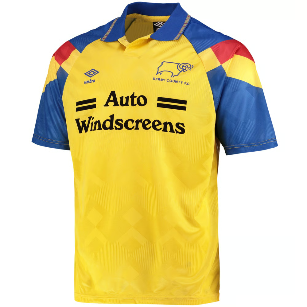 Damen Derby County 1992 Auswärts Retro Trikot