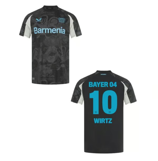 Herren Bayer 04 Leverkusen 2024/25 Dritte Authentisches Pro Trikot - WIRTZ 10