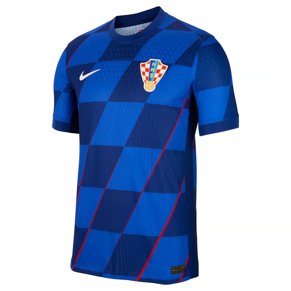 Kroatien Spielerversion Auswärtstrikot EURO 2024
