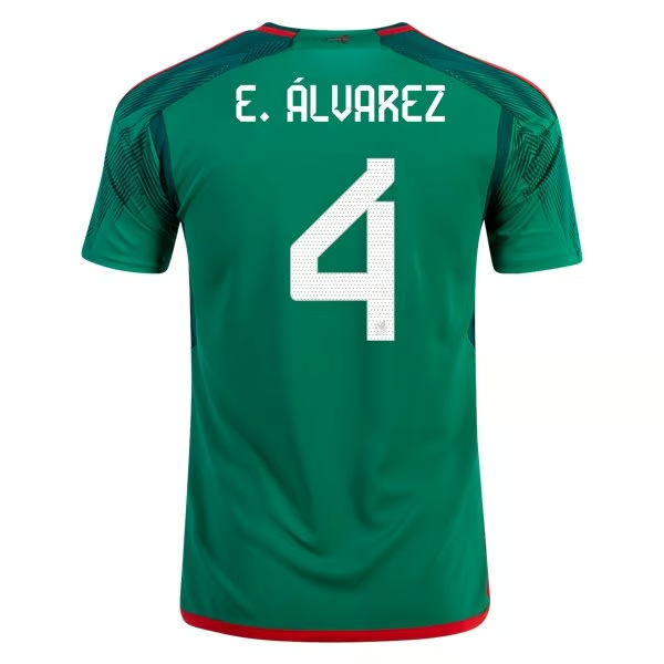Edson Alvarez #4 Mexiko Heimtrikot Weltmeisterschaft 2022