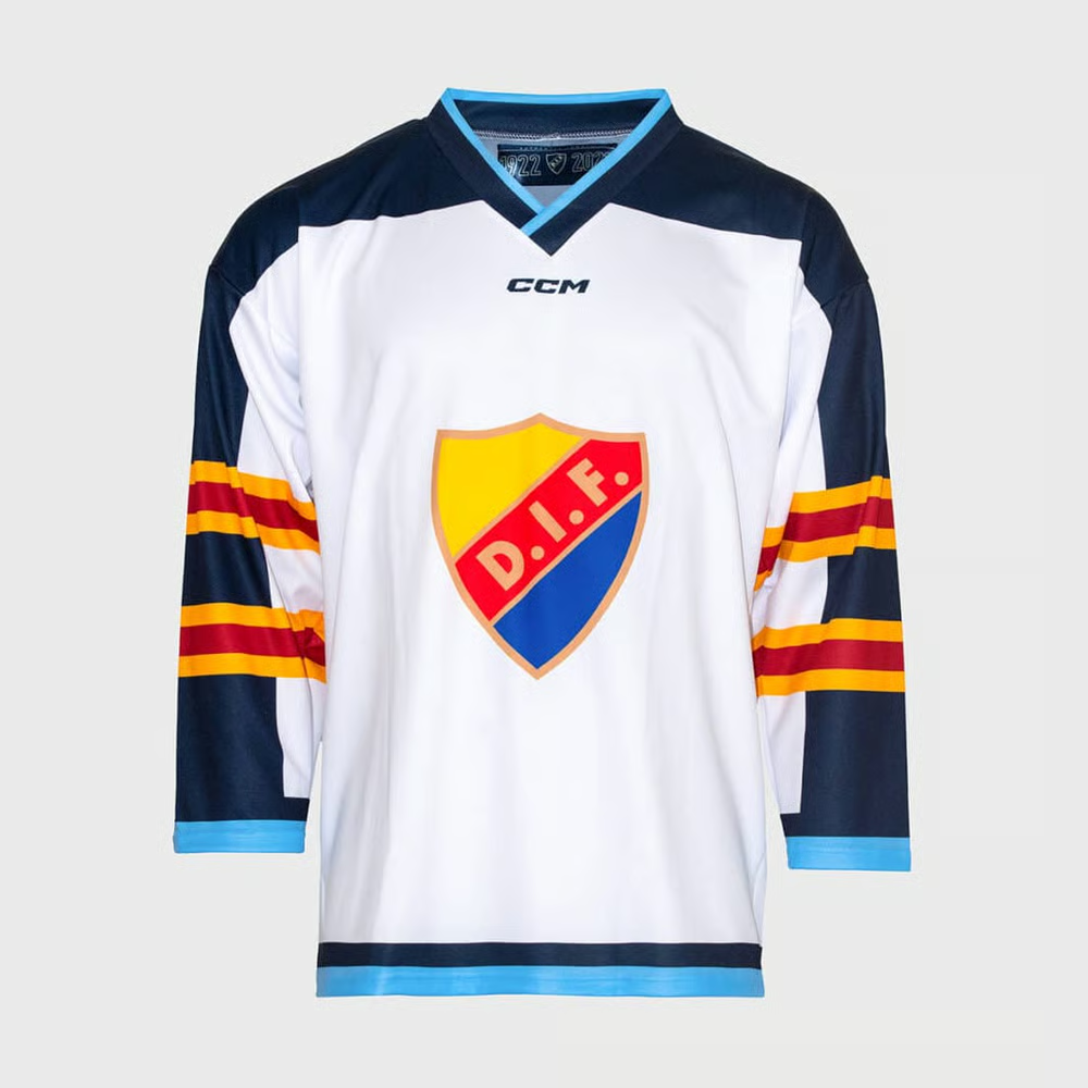 Damen Djurgårdens IF 2025 Auswärtstrikot Langarm CCM