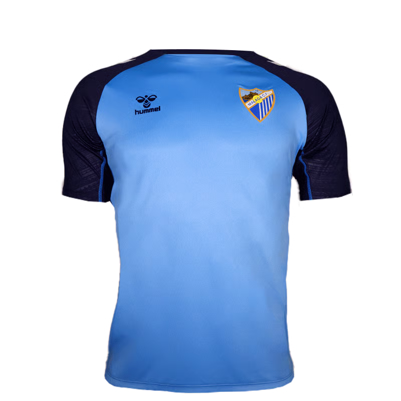 Kinder Málaga CF 2024/25 Dritt Authentisches Trainingsshirt - Himmelblau