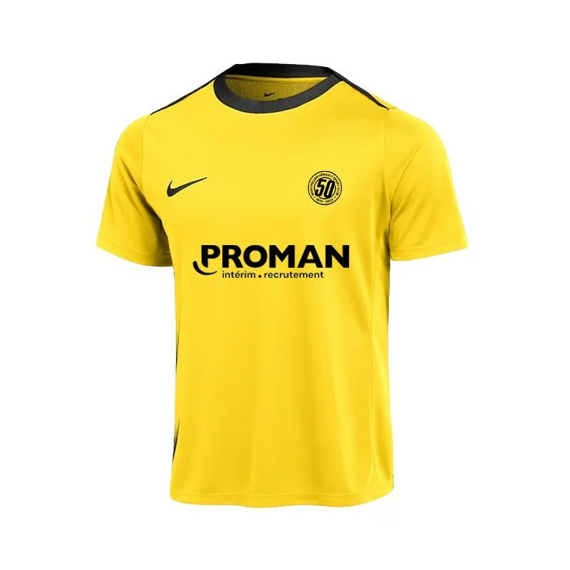 Kinder Montpellier 2024/25 Drittes Authentisches Trainingsshirt - Gelb