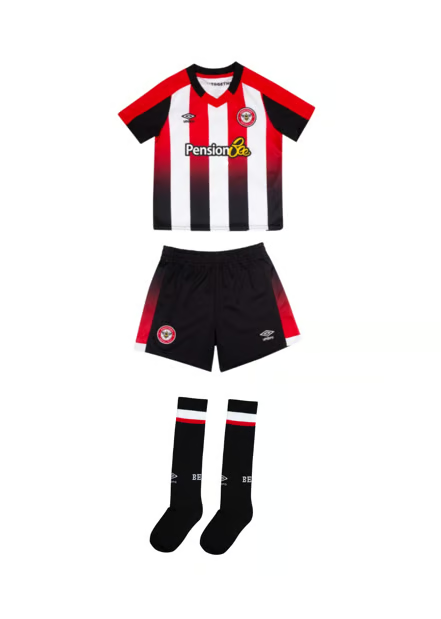 Kinder Brentford 2024/25 Heimtrikot