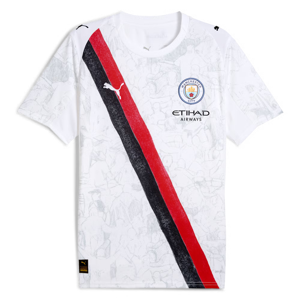 Kinder Manchester City 2025/26 KidSuper Trikot - Weiß