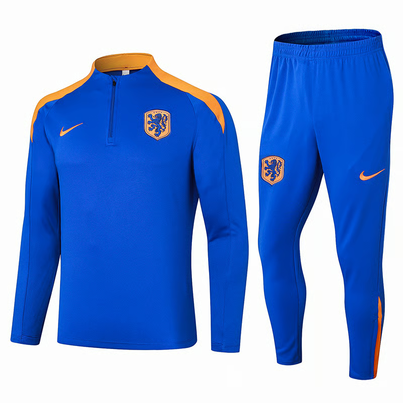 Niederlande Lange Ärmel-Trainingsanzug 2024/25 MEN561