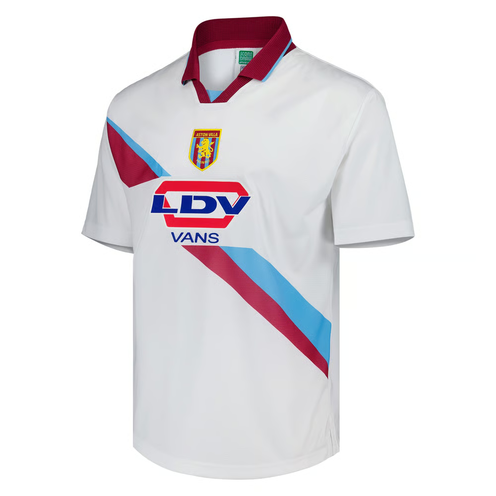 Kinder Aston Villa 2000 Auswärts Retro Trikot