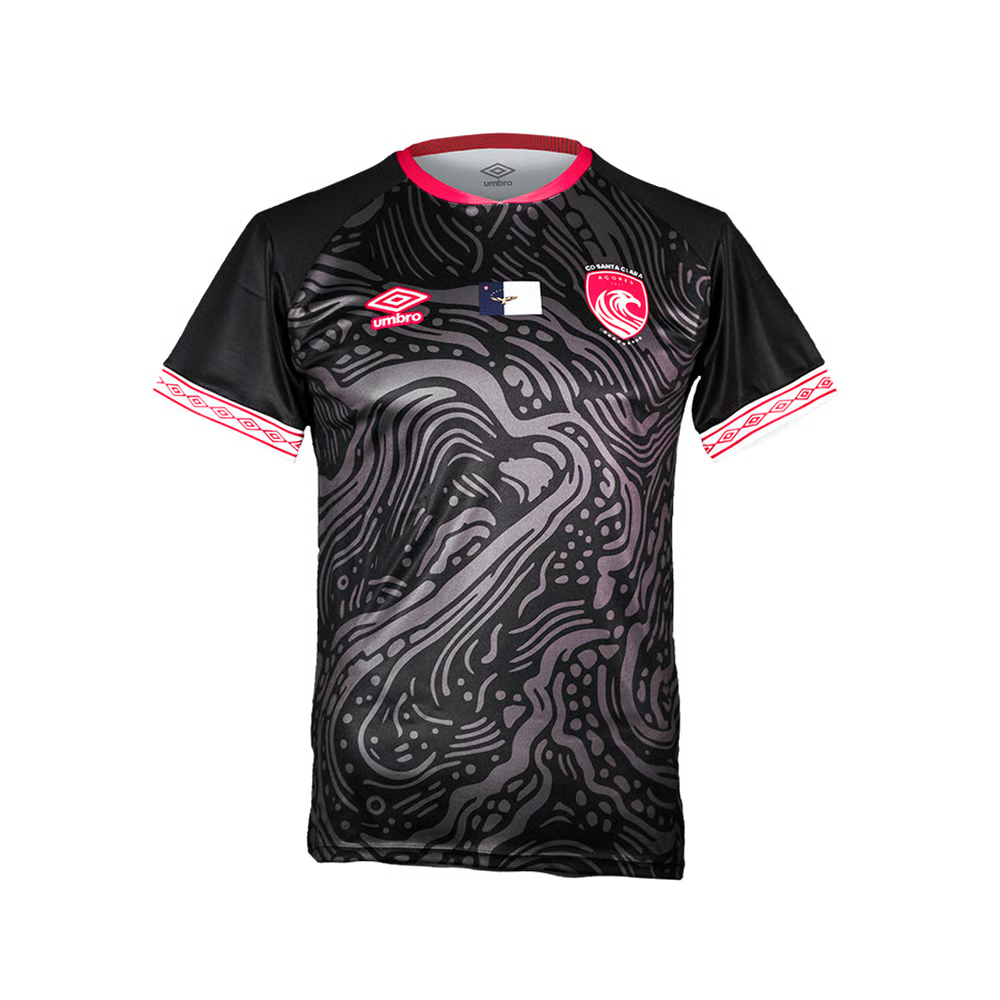 Damen Santa Clara 2024/25 Drittes Authentisches Trainings-Trikot - Schwarz