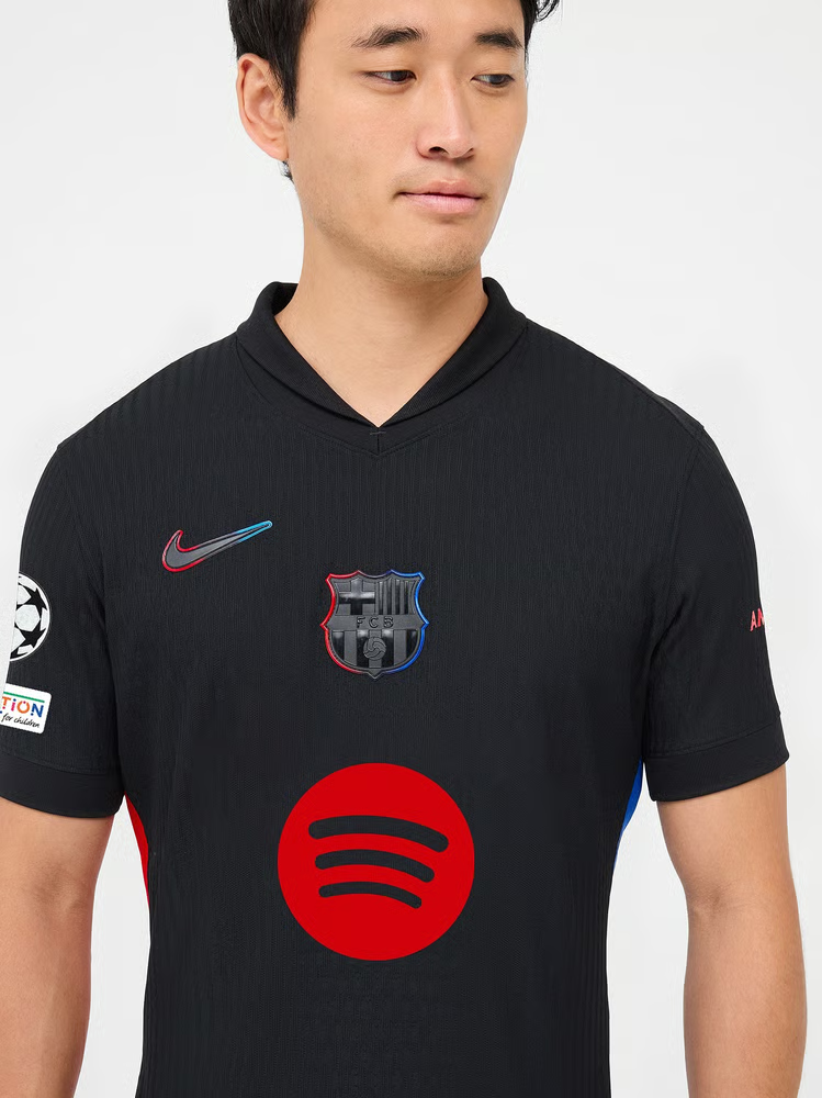 Herren FC Barcelona 2024/25 Auswärts Authentisches UCL Trikot