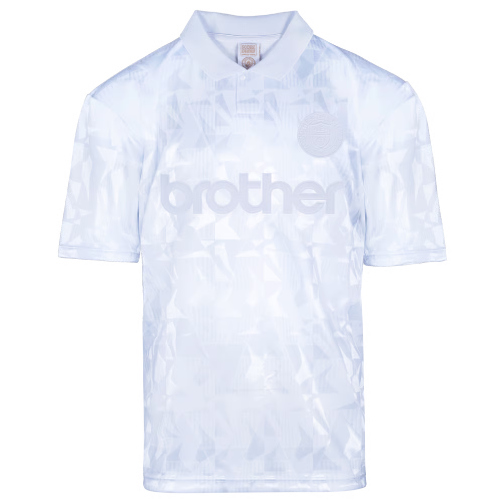 Damen Manchester City 1990 Retro Whiteout Trikot