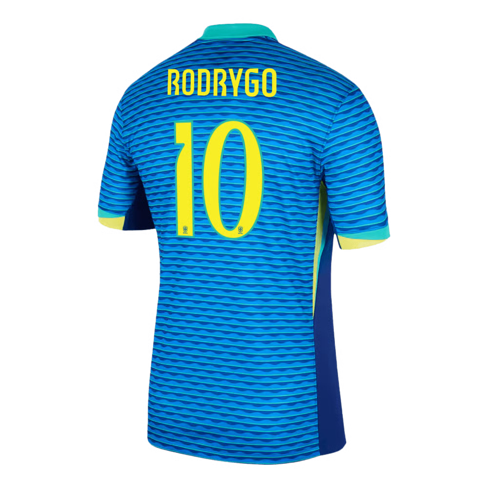 RODRYGO #10 Brasilien Auswärtstrikot Copa America 2024