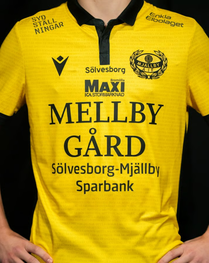 Damen Mjällby AIF 2025 Heimtrikot