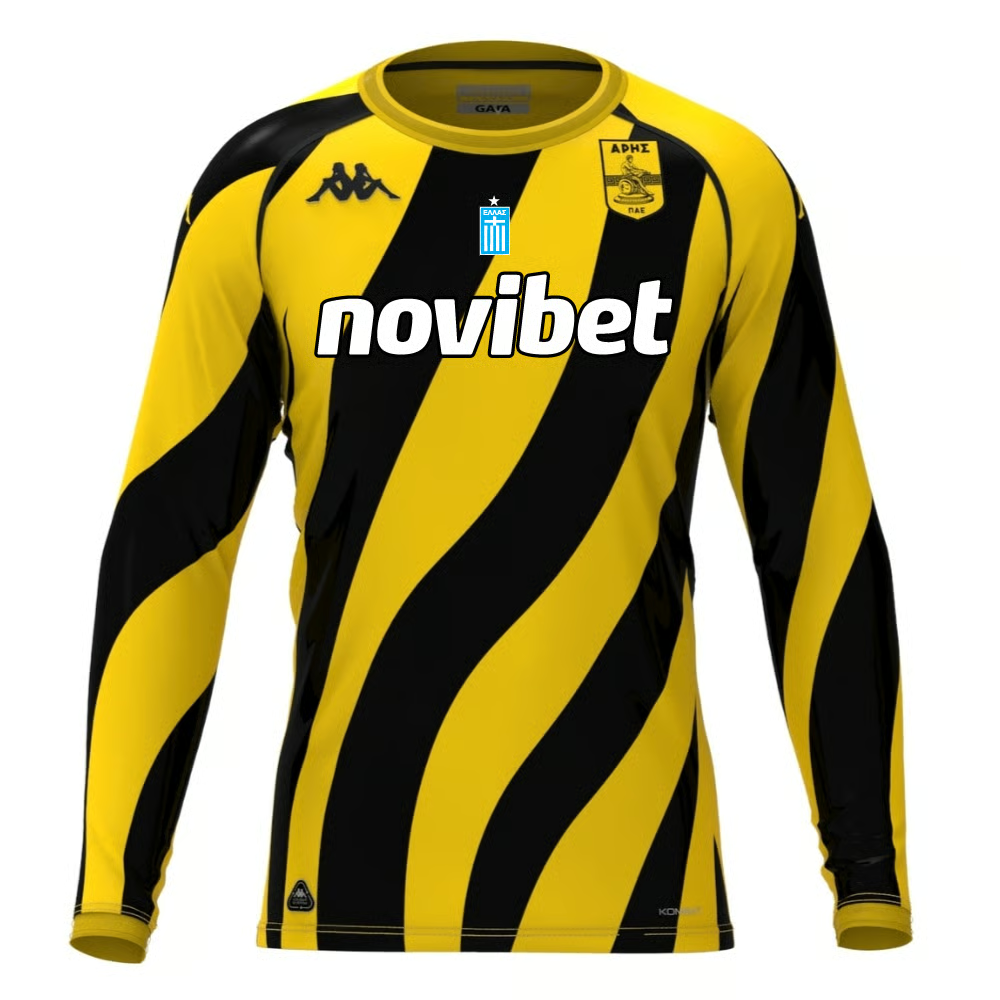 Damen Aris FC 2024/25 Heim Langarmtrikot